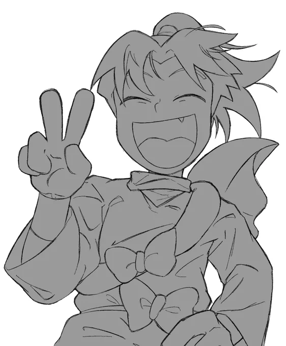 線画できたーーー✌️
 #忍たま乱太郎 