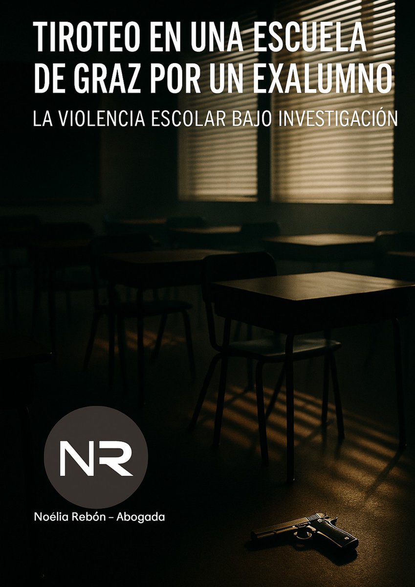 NoeliaRebon's tweet image. 🔴 Tiroteo en una escuela de Graz por un exalumno.
Más allá de la legalidad de las armas, urge revisar la omisión institucional ante el acoso escolar como violencia estructural.
El Derecho debe anticiparse al daño.
#ViolenciaEscolar #acosoescolar
linkedin.com/posts/noeliare…
