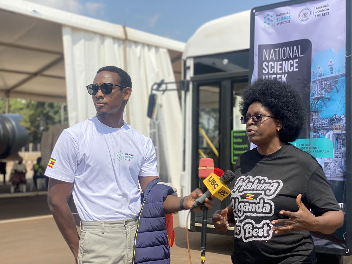 BukediTimes's tweet image. Dr. Monica Musenero the minister Science, Technology and Innovation has flagged off Day-1 of the National Science Week 2025(NSW’25) which was kickstarted by an e-mobility procession to Kololo Independence Grounds.