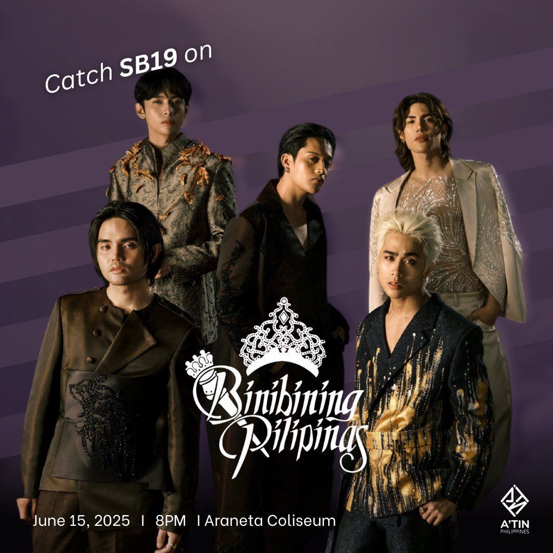 SB19_ATINph's tweet photo. Don't miss out — Catch SB19 tonight at Binibining Pilipinas, at Araneta Coliseum! ✨

Let's all together cheer for Mahalima! 💙

@SB19Official #SB19
#SB19xBBPilipinas2025 https://t.co/oq6XG3unDN