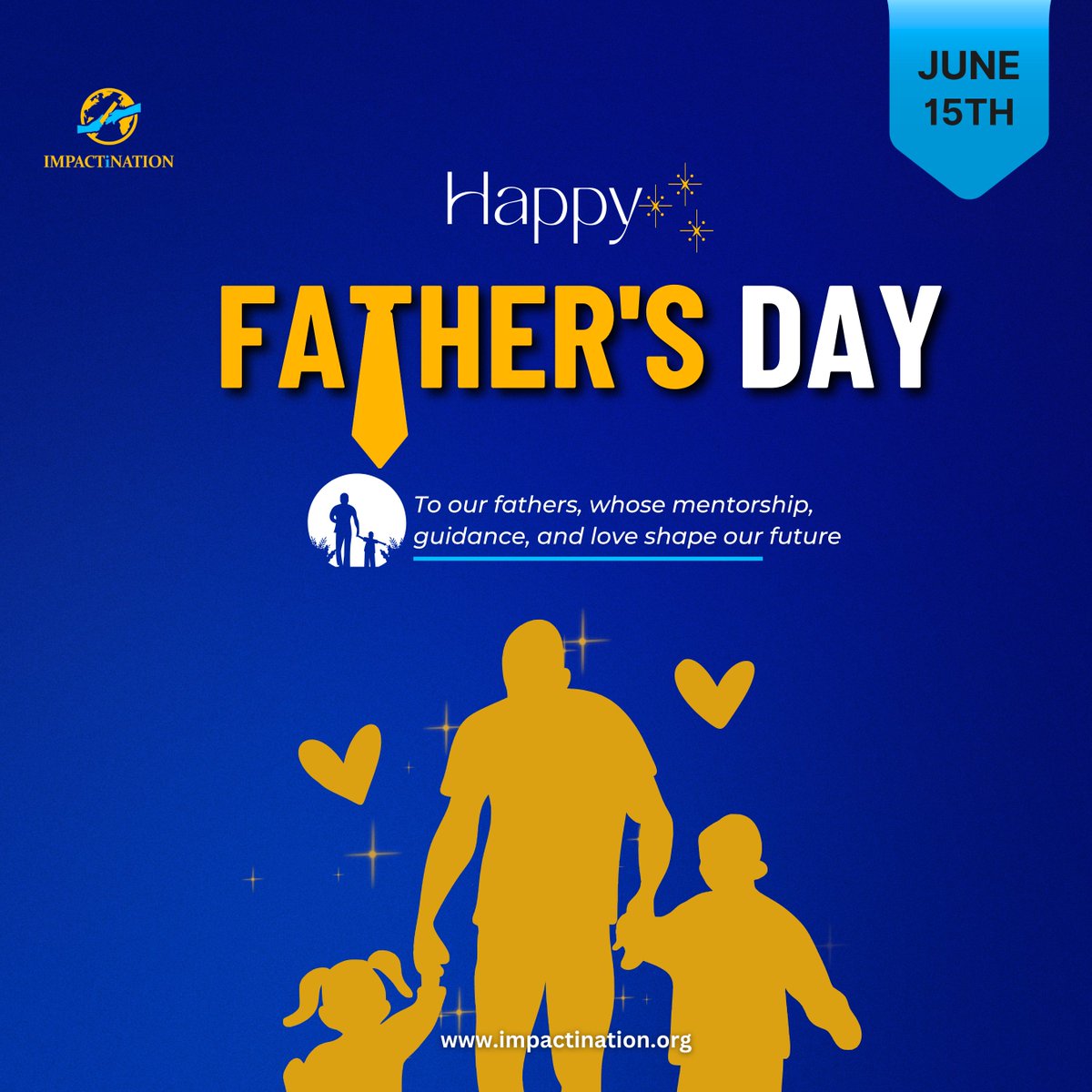 impactination's tweet photo. IMPACTiNATION wishes all Fathers and Mentors a Happy Father’s Day!🎉

Thank you for your unwavering guidance and mentorship in shaping our future. 

We deeply appreciate every father for the love, wisdom, and strength you provide.🤗❤️

#IMPACTiNATION
#HappyFathersDay. https://t.co/1wWK0fGe0T