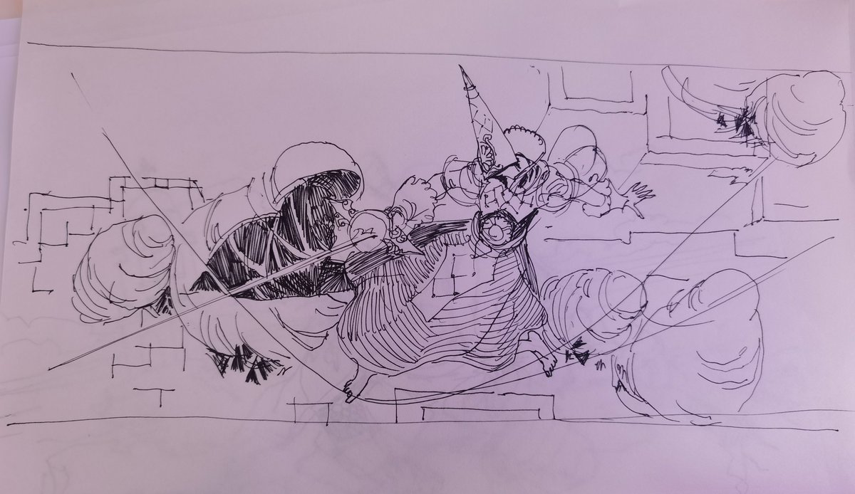 Juanmimagine's tweet image. Sunday ink sketches! Possible new mug designs.