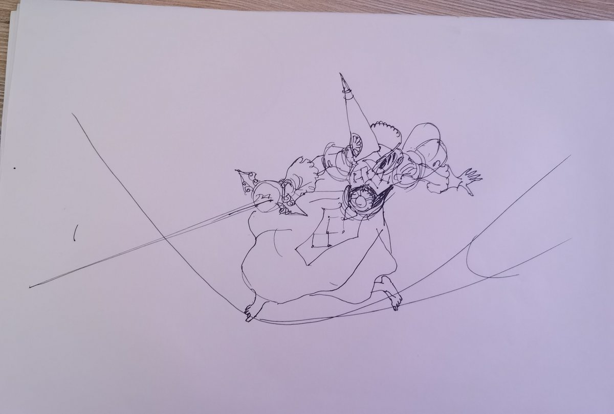 Juanmimagine's tweet image. Sunday ink sketches! Possible new mug designs.