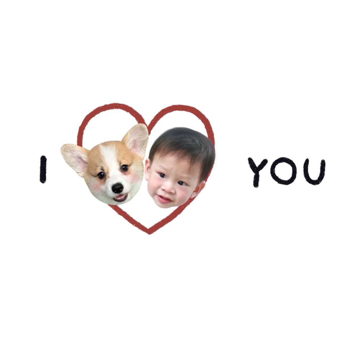 owof27's tweet photo. i ♥️ you  (🐶🐶) https://t.co/AqGbC2Ncws
