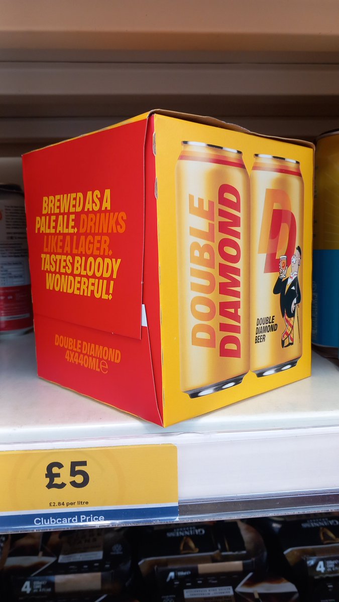 Best of British (@bestofbritishuk) on Twitter photo I never expected this <a href="/BeerDayBritain/">BeerDayBritain</a> to find a four-pack of Double Diamond in the shops, let alone it being drinkable. Good work <a href="/allsoppsbeer/">Ask For Allsopp's</a> and <a href="/kirkstallbrew/">Kirkstall Brewery</a> Gluten free and vegan friendly too. #cheerstobeer I never expected this <a href="/BeerDayBritain/">BeerDayBritain</a> to find a four-pack of Double Diamond in the shops, let alone it being drinkable. Good work <a href="/allsoppsbeer/">Ask For Allsopp's</a> and <a href="/kirkstallbrew/">Kirkstall Brewery</a> Gluten free and vegan friendly too. #cheerstobeer