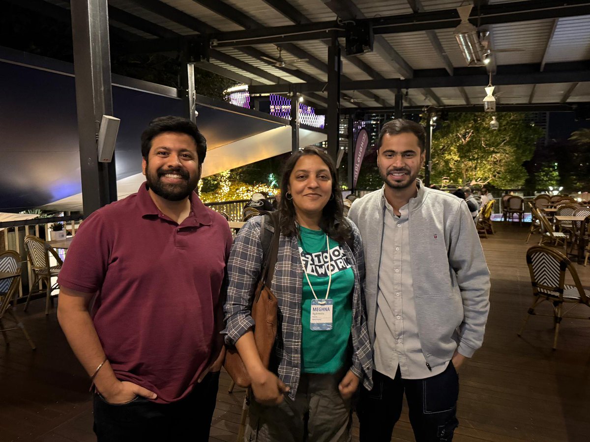 Meghna Agarwala (@megs59801921) on Twitter photo A mini-reunion for LEACHS lab and Ashoka University at ICCB with Krishna and Devashish A mini-reunion for LEACHS lab and Ashoka University at ICCB with Krishna and Devashish