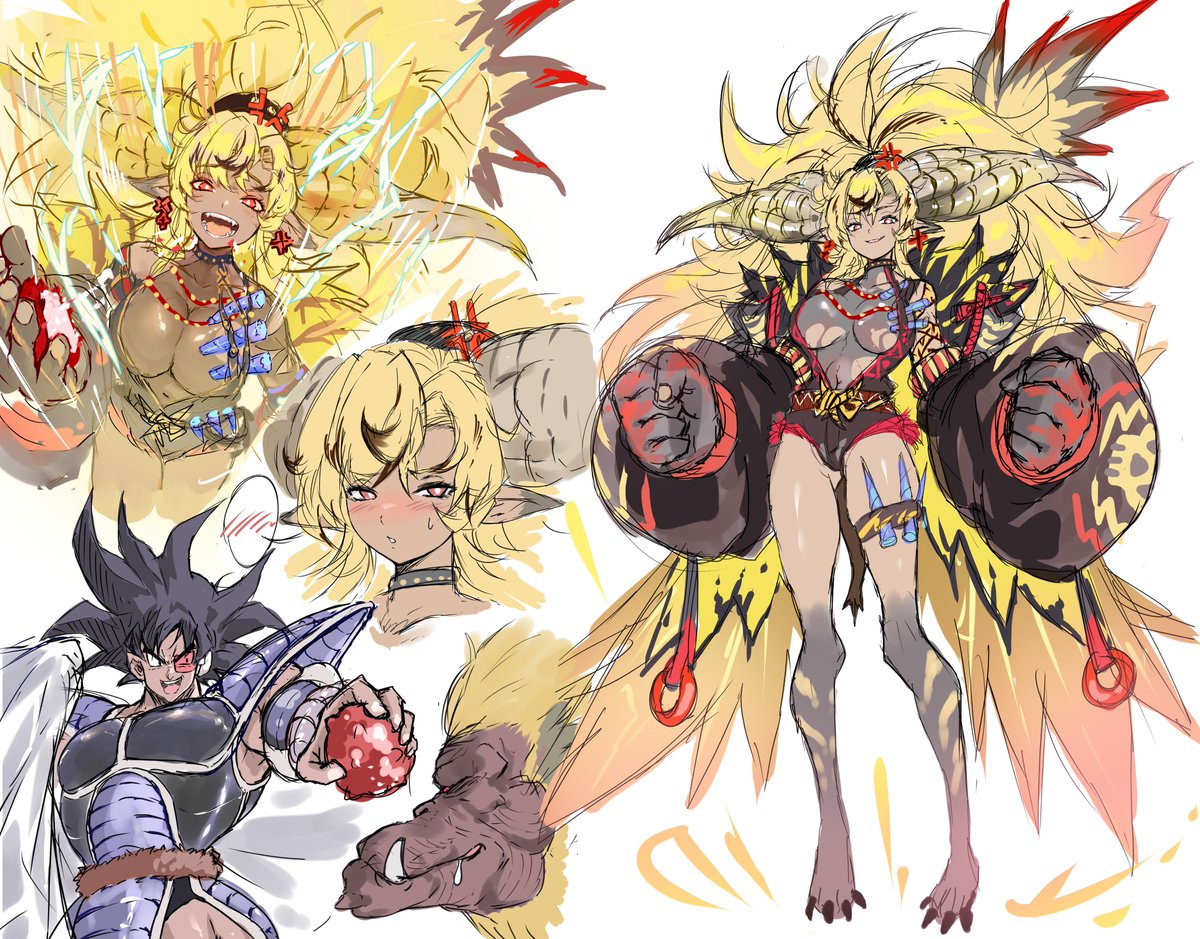 umituki's tweet image. Furious Rajang　怒ってないよ