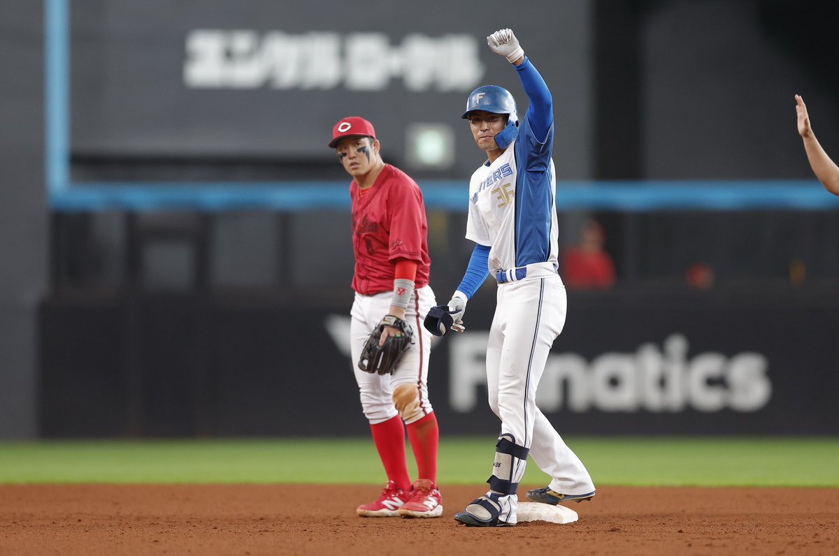 劇的なサヨナラ勝利✨✨✨ 9回2死から #中島卓也 選手が四球で出塁し