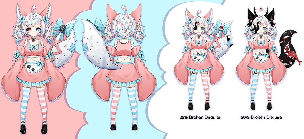 👁️🎀 Michaela 💙 Sleepy Cat Girl (?) Vtuber tweet media
