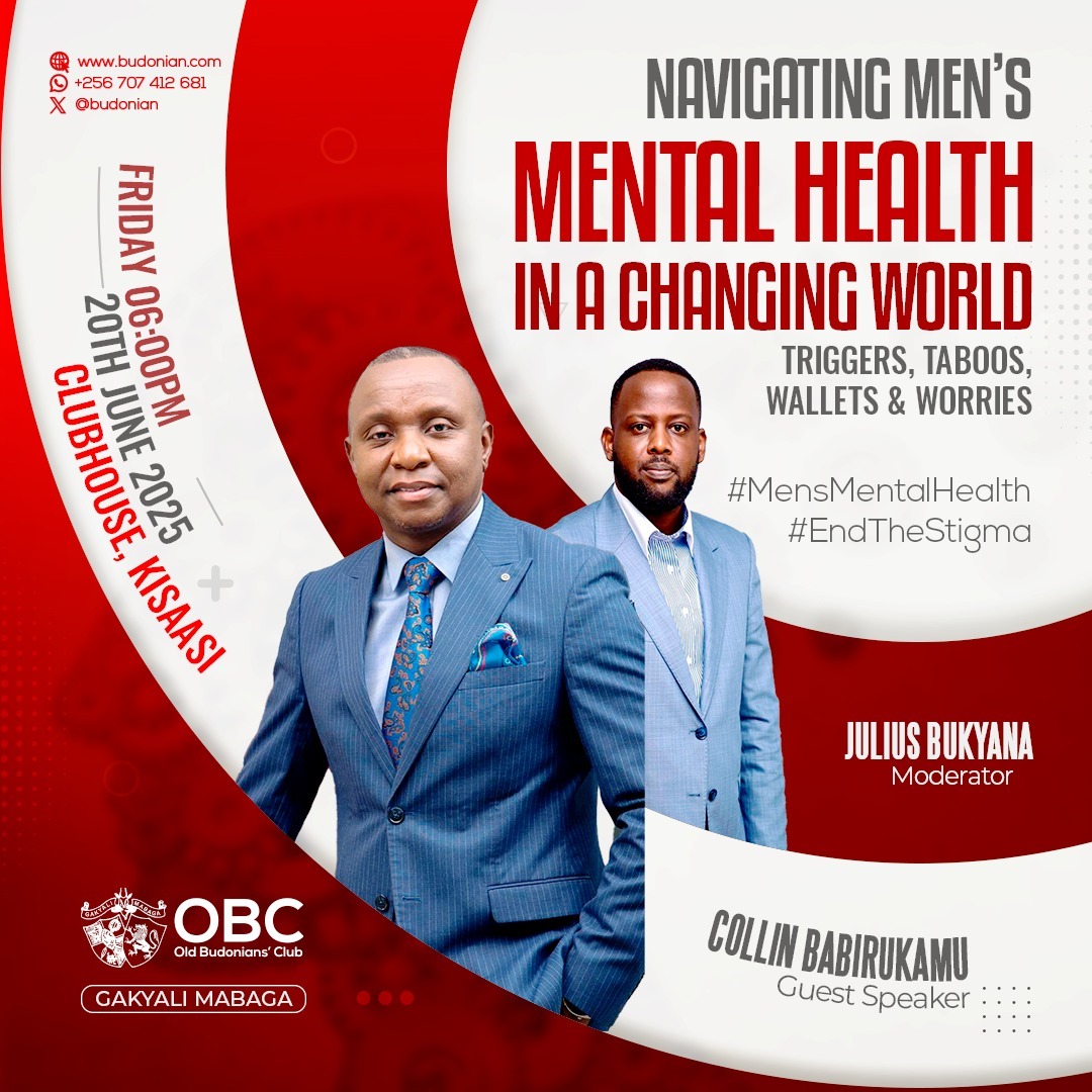 Eisah Mayanja (@emayanja) on Twitter photo <a href="/MoustaphaMukasa/">Mukasa Moustapha</a> Collin Babirukamu has spent 25 years blazing trails in the IT space and currently serves as the ED of IT at <a href="/BOU_Official/">Bank of Uganda</a>.
Topic: Navigating Men's Mental Health with Collin Babirukamu
Time: Jun 20, 2025 06:00 PM Nairobi
Zoom:
Meeting ID: 816 4502 9668
Passcode: 470159 <a href="/MoustaphaMukasa/">Mukasa Moustapha</a> Collin Babirukamu has spent 25 years blazing trails in the IT space and currently serves as the ED of IT at <a href="/BOU_Official/">Bank of Uganda</a>.
Topic: Navigating Men's Mental Health with Collin Babirukamu
Time: Jun 20, 2025 06:00 PM Nairobi
Zoom:
Meeting ID: 816 4502 9668
Passcode: 470159