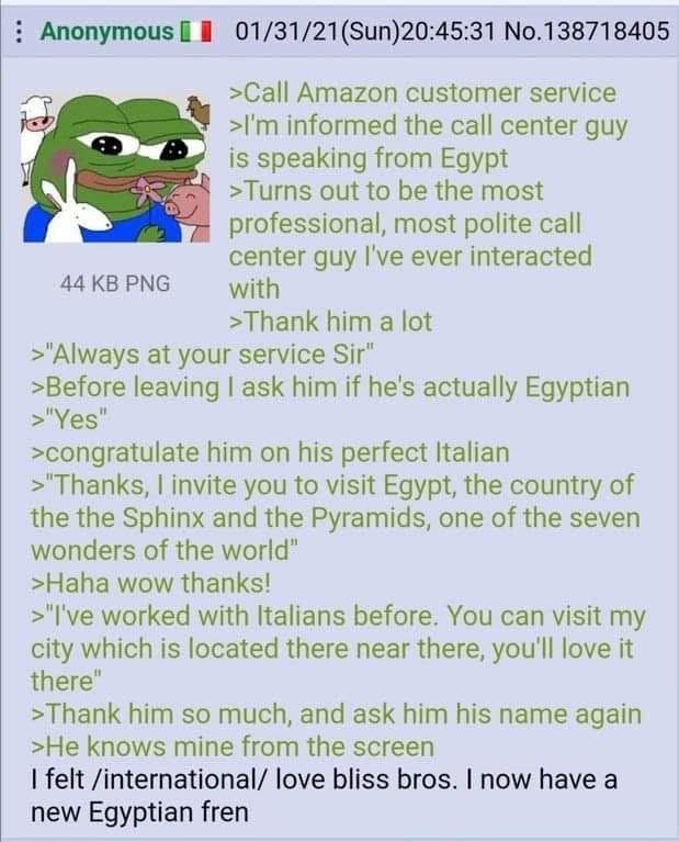 FatNostril's tweet photo. Anon makes a new fren

$APU #4chan https://t.co/z1hidMNKmO