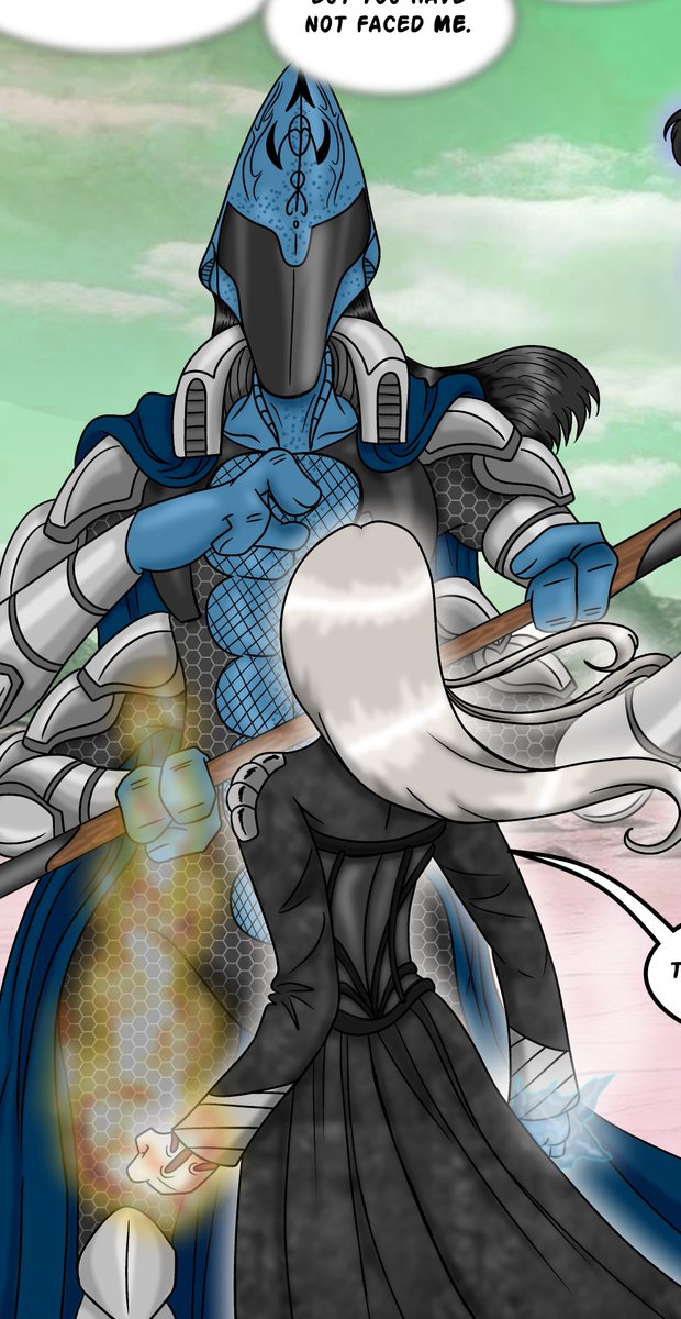 New pic on my #DeviantArt! And this time, you don't have to have the mature filter off!  
 
Full view:  deviantart.com/wildspacesaga/…