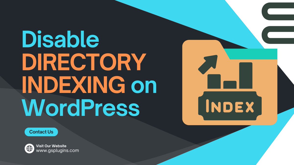 gsplugins's tweet image. Can directory indexing be disabled on WordPress? Absolutely—&amp;amp; you should!

It protects your files, improves security, and keeps your site looking professional.

👉 [gsplugins.com/can-directory-…]

#WordPressTips #WebsiteSecurity #WPDevelopers #DirectoryIndexing #WebHosting