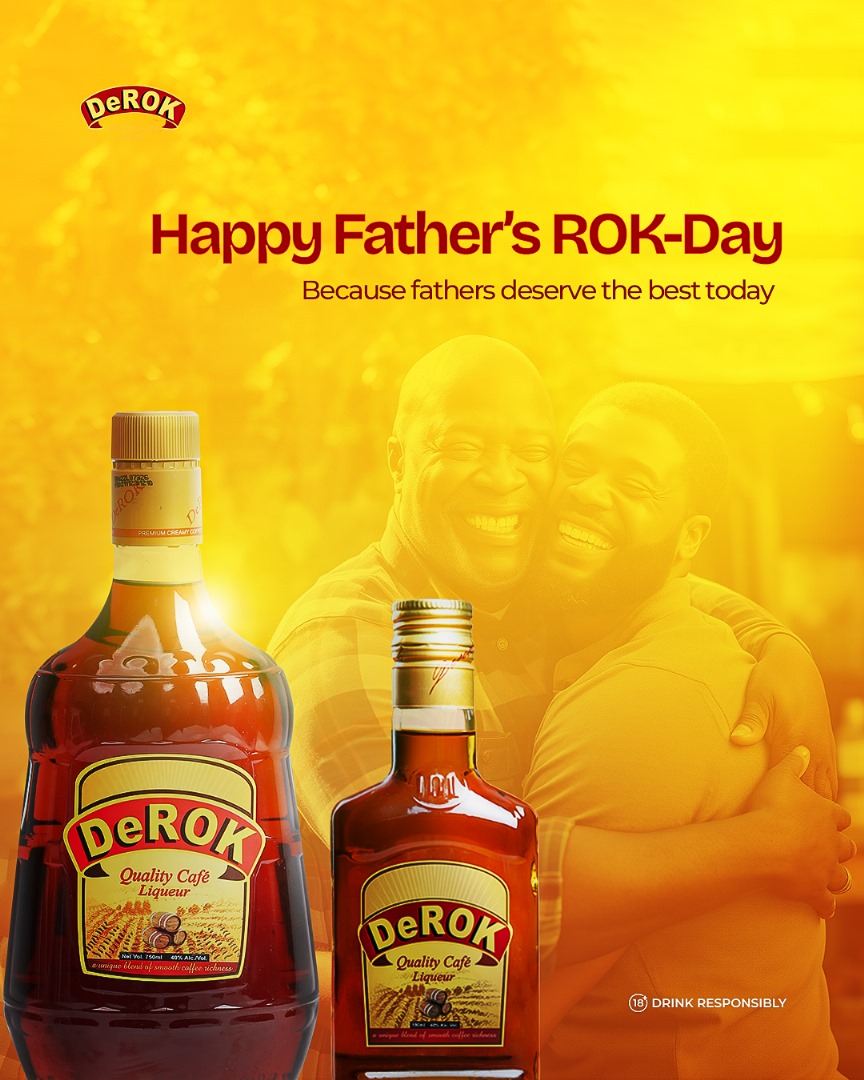 To the real one who was there first so he could give us a solid backing in our time, Happy Father’s Day. What is one thing your father has said to you that keeps you going always?

#DeROK #DeROKCafeLiqueur #DerokOnTheGo #Lifestyle #FathersDay2025
