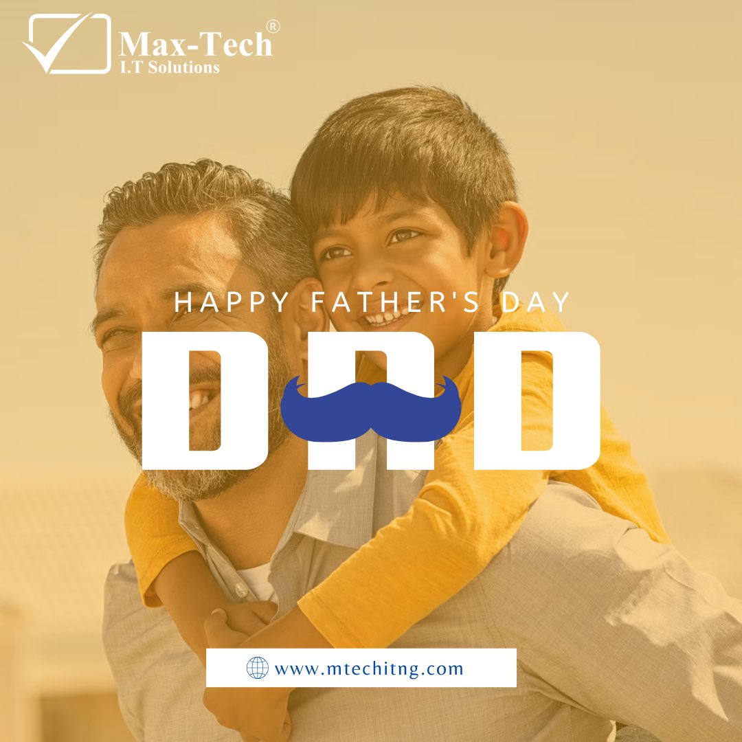 mtechitng's tweet image. ..
💙 Happy Father’s Day to the real MVPs — the Dads!
..
From fixing tech to fixing life, we salute you.
— Max-Tech I.T Solutions
🛠️💻
..
#HappyFathersDay 
#MaxTechITSolutions 
#TechForDad 
#mtechitng 
#DadGoals