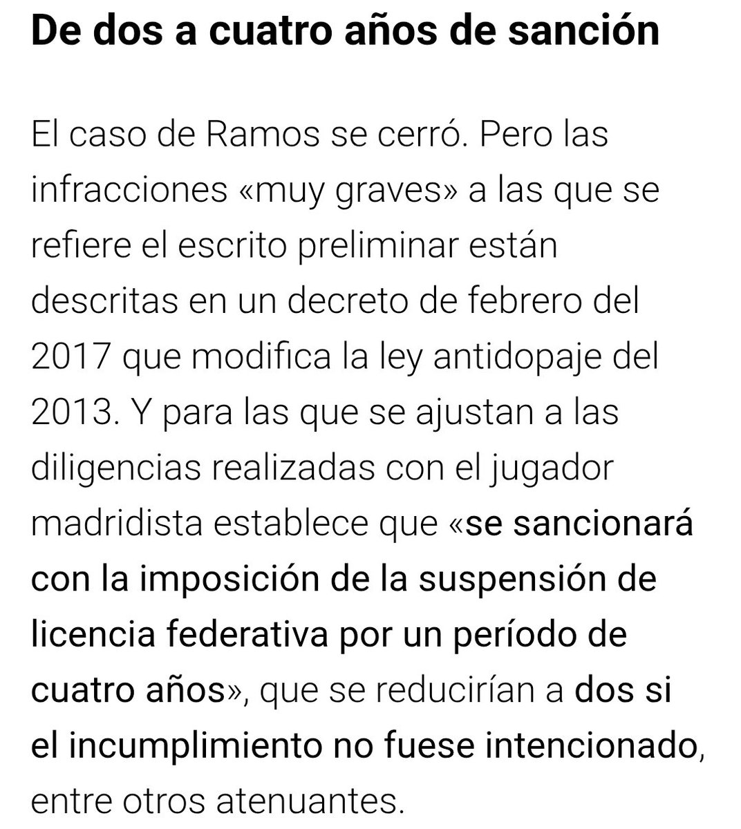 Sakai967's tweet photo. ¿Os acordáis cuando José Luis Terreros, jefe de la agencia antidopaje del gobierno, archivó la queja de un agente por una irregularidad en un control antidopaje de Sergio Ramos que le hubiera supuesto una sanción de cuatro años? 💉 https://t.co/X1qxdvQG2k