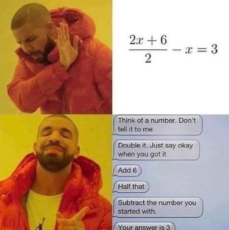 So doing this with my students. Fun Algebra! #Algebra