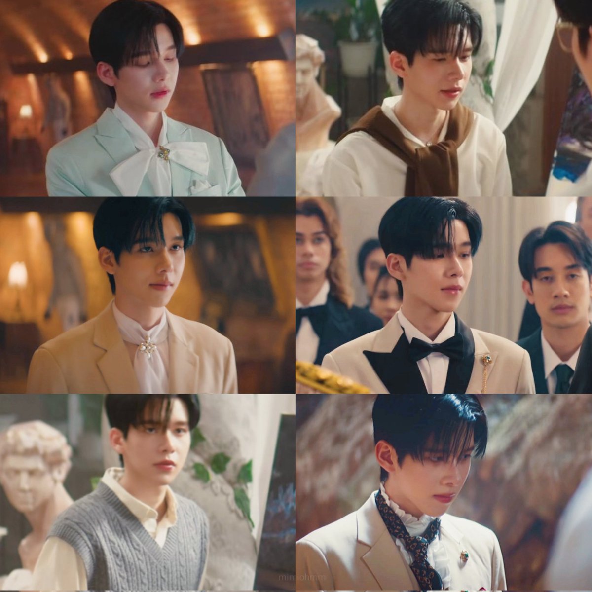 mimiohmm's tweet photo. top outfit i like of paytai (especially the mint one), he is like a living doll, so pretty 🥺🤏

#TheNextPrinceEP7 
@ohmkrit #ohmkrit https://t.co/qX1bkteIi0