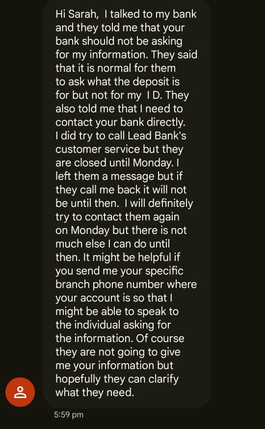 PitarPypar1's tweet photo. @greyfinance @greyfinanceEA after I gave response to all ur questions you still went ahead to be asking sender I'D card in which isn't lawful because the sender has already contacted LEAD bank about that giving his personal ID before confirming the money sent. Check D proof below https://t.co/LI9omCg4bA