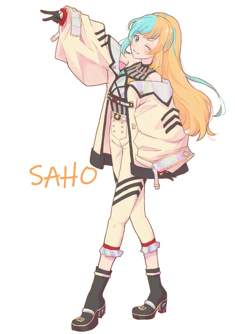ぼわみさん()とこのサホちゃんのファンアートです。