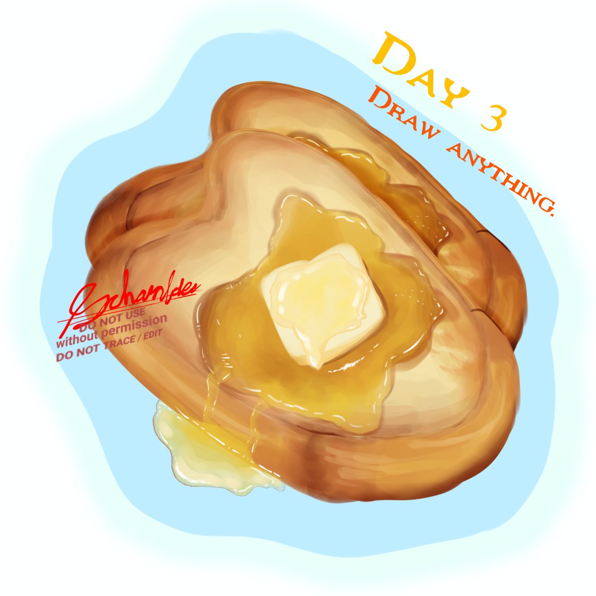 scharlde_'s tweet photo. Day 3, challenge myself to draw anything, everyday.
#TOAST #Toast #drawingeverydaychallenge #draw #drawing #digitaldrawing #drawings #toastdoodle #ToastDoodle #Doodles #doodleart #doodle https://t.co/dBIhJvJU6Y
