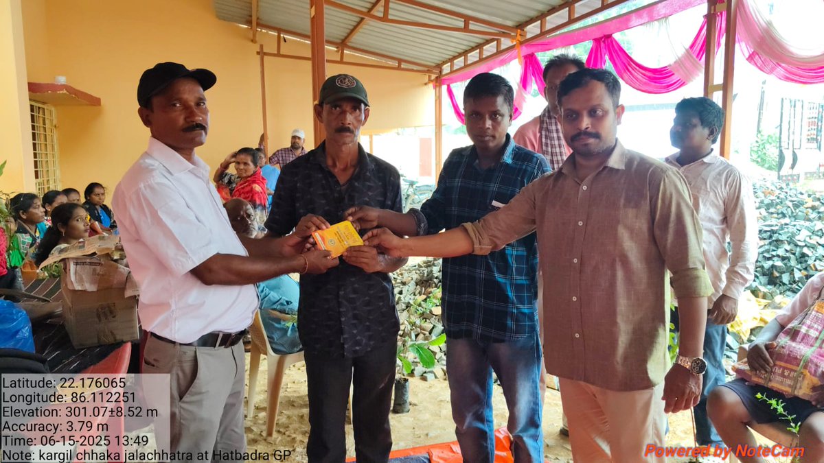 bdokusumi's tweet photo. Bikash Vahaan Yatra Programme at Uperbeda GP &amp; Hatbadra G.P of Kusumi Block. on dt.15.06.25
#BikashBahanYatra
#OneYearOfMohanMajhi
#BarshaEkUpalabdhiAnek
#oneyearofsushasan
#LokankaSarkar
#Odisha
#bikashitaodishabikashitabharat https://t.co/6c5NxiIntt