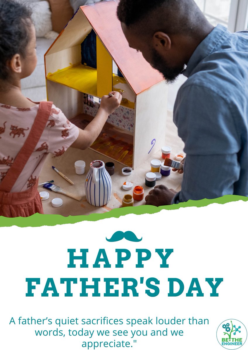 BeetheEngineer's tweet photo. Today, we celebrate the fathers who gave up their comfort so their children could learn.They didn’t always say “I love you” , but you could see it in every school fee paid, every meal skipped, every dream they helped build.

We honour you today!

 #FathersDay #unsungheroes https://t.co/RGbkY5OOO1