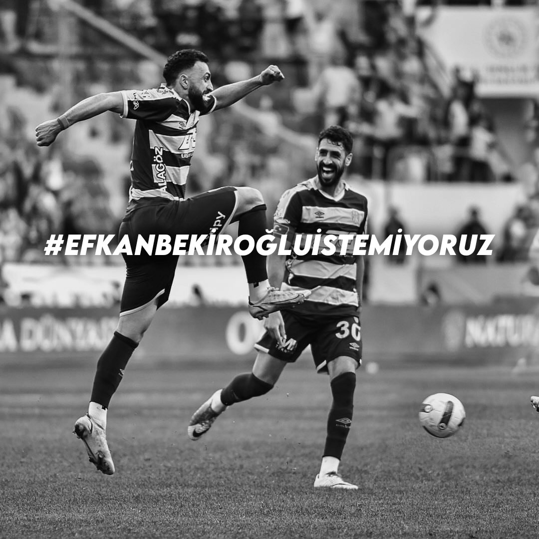 Gittiği her takımı küme düşüren karıştıran futbolcuyu istemiyoruz

#EfkanBekiroğluİstemiyoruz