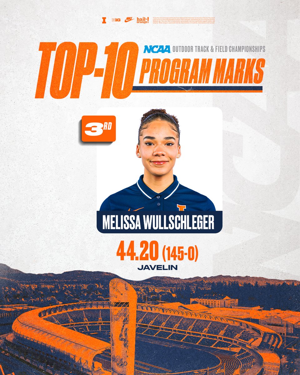 Melissa closes out the season with a school record and top-10 javelin!

#WhyNotILL