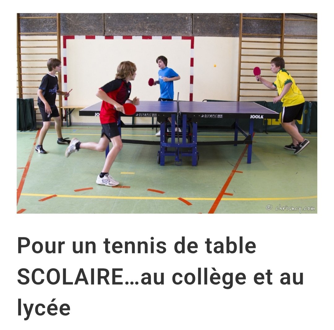 GalekRegis's tweet image. 🎉 TOP 3 des articles EPS Régal pour l'année scolaire 2024-2025– N°2 cette semaine !
👉 Déjà 4 130 consultations
 epsregal.fr/enseigner-le-p…

#EPS  #TennisDeTable #ProfEPS #STAPS #CAPEPS #Pédagogie #FormeDePratiqueScolaire #Motricité #TransformationÉlèves #EPSRégal