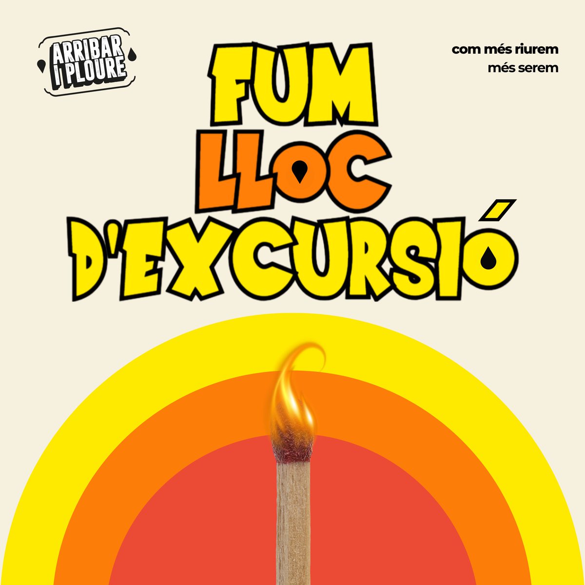 Girar paraules, lletres i frases pot acabar com l’aurora del rosari.

La nostra nova cançó FUM, LLOC, D’EXCURSIÓ arriba el 25 de juny i us posarà els peus de punta! 🔥🧯

🎥 Dimarts 24 de juny al vespre, videoclip
🎧 Dimecres 25 a la vostra plataforma digital de confiança.
👨🏼‍🏫⛰️👩‍🏫