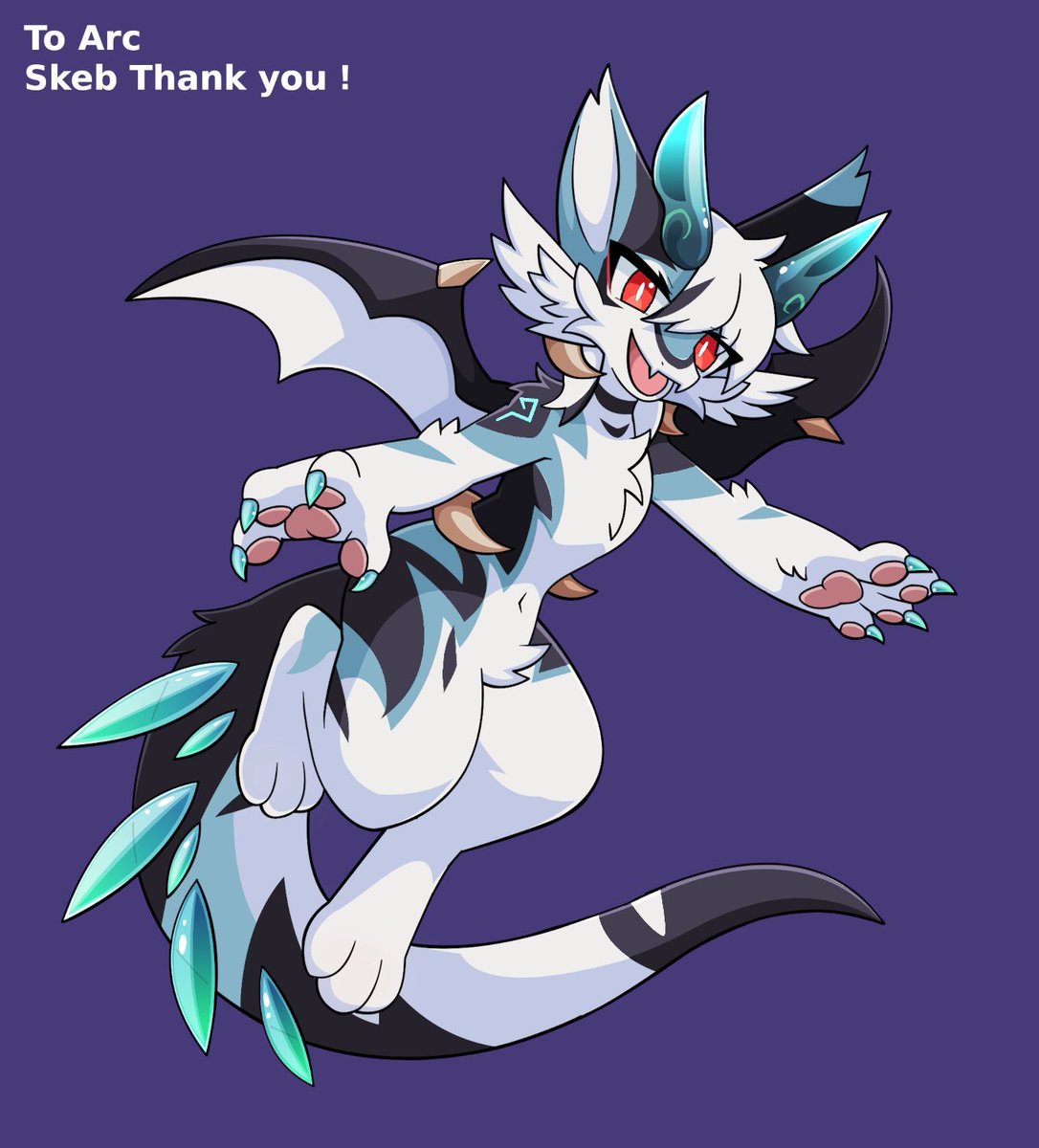 zui_0's tweet image. Arcさんのオリキャラを描かせていただきました!
飛んでいるイメージで描いてみました。
スケブありがとうございました!
#Skeb #commission