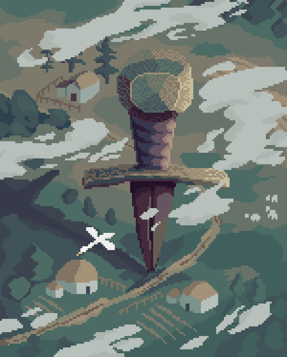 winged_salmon's tweet image. #pixelart #ドット絵