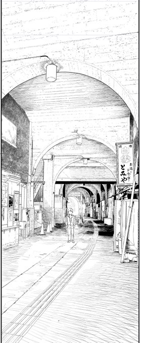 くそぅ!(><;
もうちょっとカッコ良く仕上がる予定だったんだけどなぁ。
我にもっとどっかりベタを塗る度胸を。
最初にベタ塗ってから描いて行かないとだな。
無駄に細かいタッチばかり引いて手間の割りに埋もれちゃう。
トーンバランスで何とかうまく仕上げよう。
国道駅あと何枚も描かないと。w 