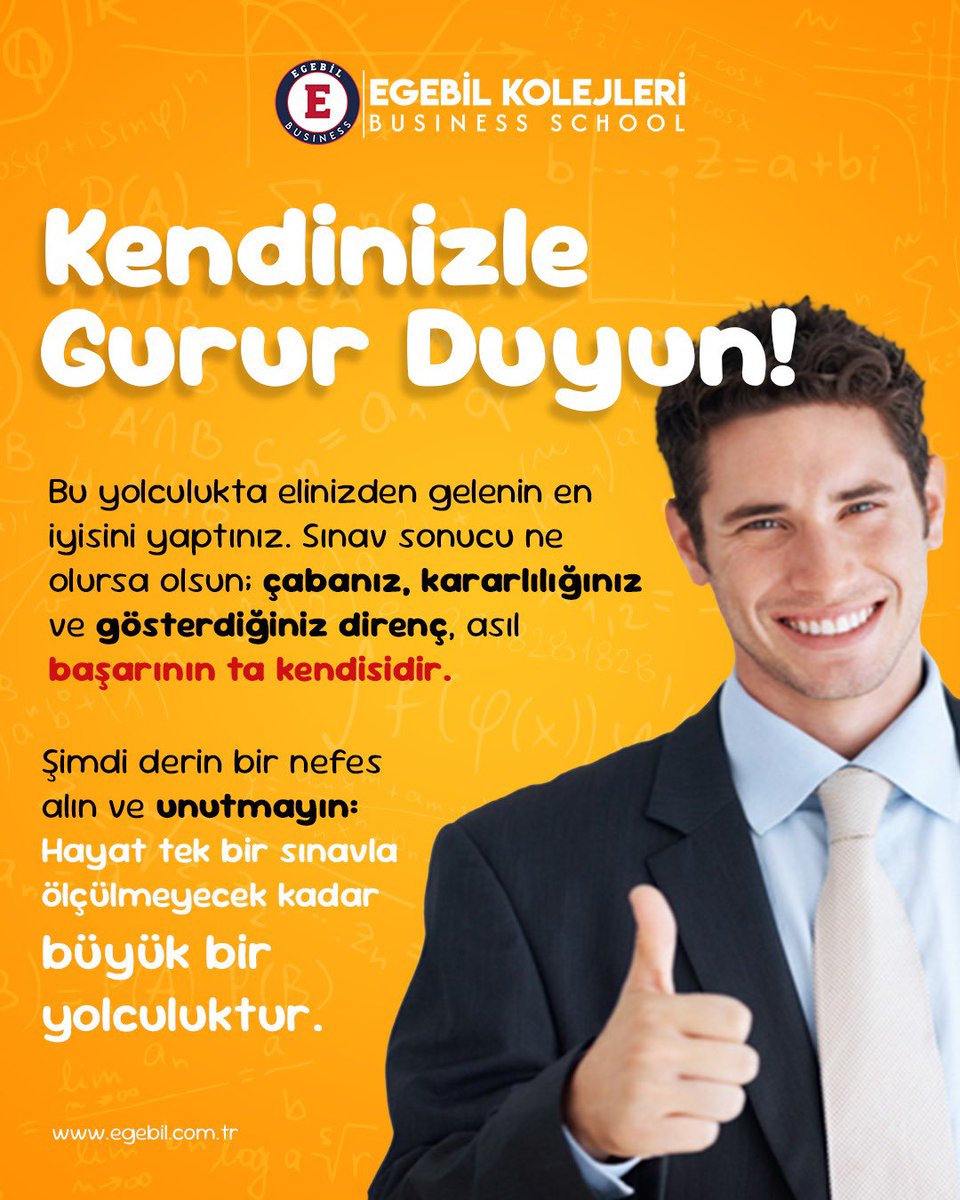 Siz elinizden gelenin en iyisini yaptınız çocuklar. İşte bu başarının ta kendisidir. Kendinizle gurur duyun!

#egebil #business #BusinessSchool #özelokul #kolej #lgs #lgs2025