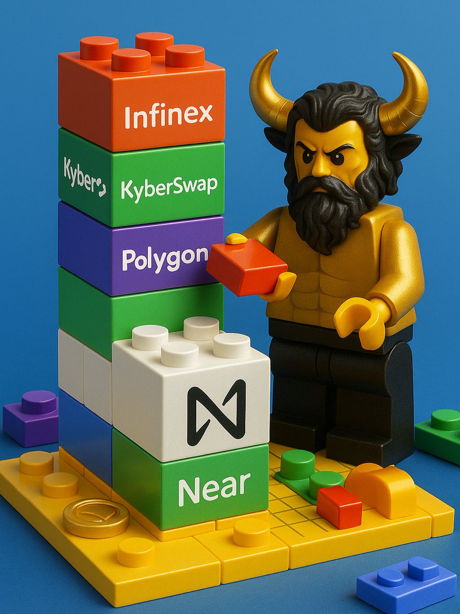 0xBitcoin_Bulls's tweet photo. The NEAR Intents network is scaling fast:

▸ Infinex supports BTC swaps
▸ KyberSwap enables intent-driven DeFi
▸ Polygon just integrated
Chain abstraction isn't just a narrative — it's happening now.

The open Web is being rebuilt — on $NEAR.

#NEARIntents #Multichai #CryptoUX