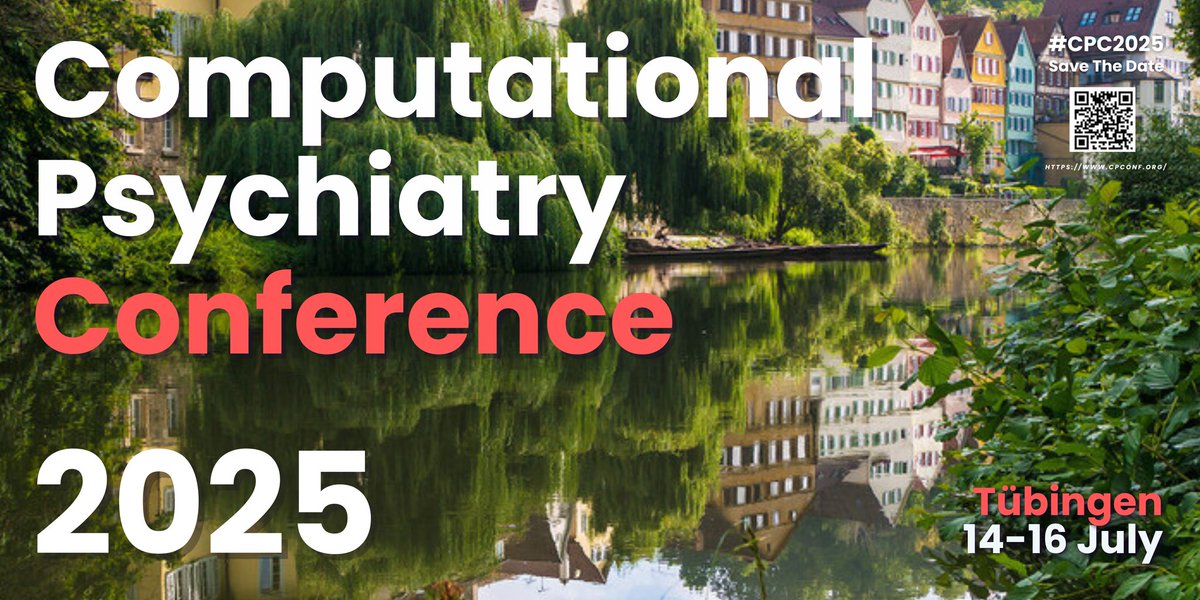 TobiasUHauser's tweet image. Less than a month to go!
Register now for the Computational Psychiatry Conference in Tübingen:
cpconf.org
Lots of exciting keynotes, tutorials, and symposia are awaiting you!
#CPConf2025