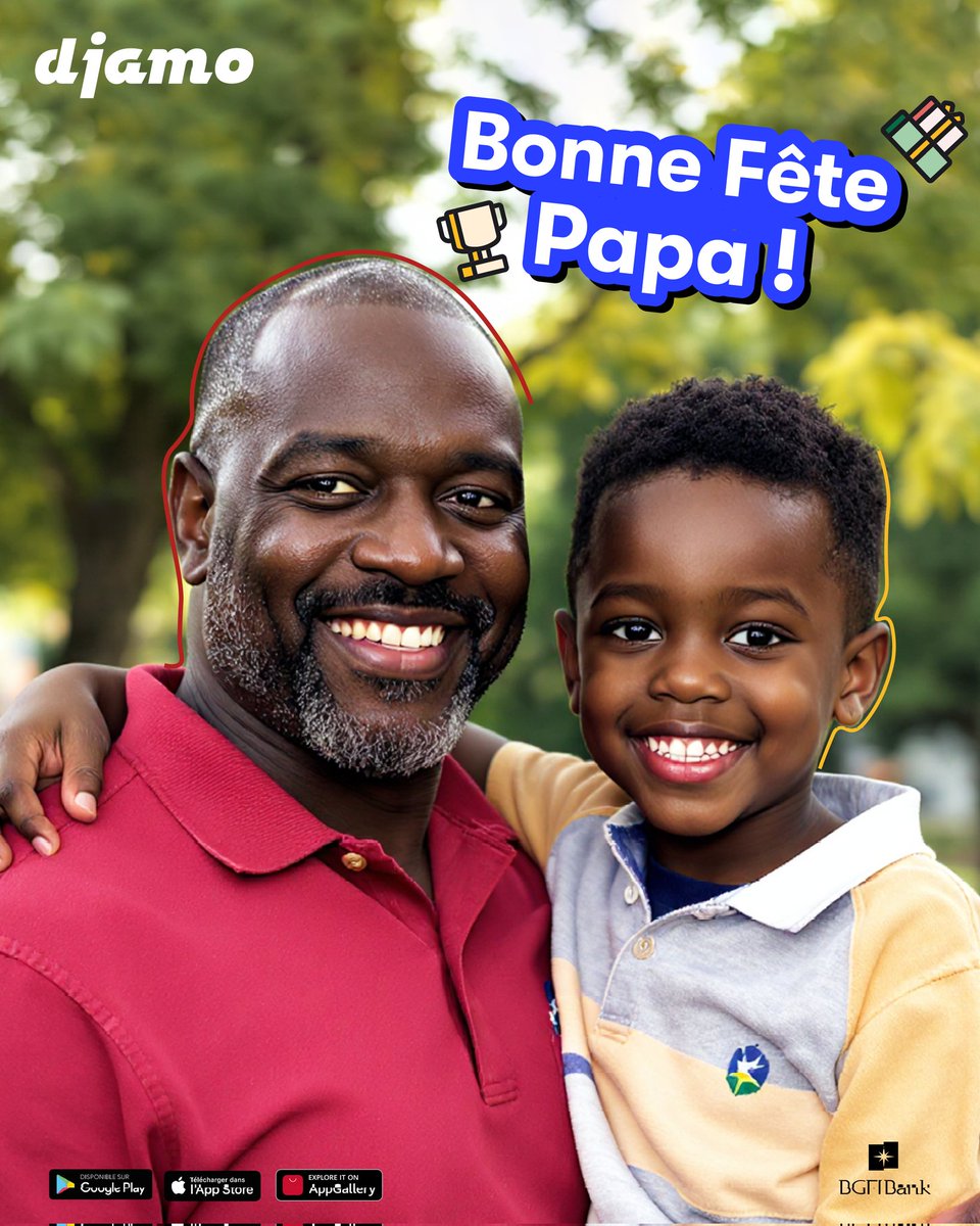 Bonne fête à tous les papas 🤍
Merci d’être là, forts, discrets, présents à votre manière.
Aujourd’hui, c’est vous qu’on célèbre 💪🏾