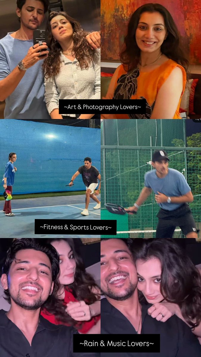ReemaGauncarDZ's tweet photo. Pure couple goals - both love music, arts, sports, fitness, rains, photography, fashion &amp; travels. And both are kind human beings who spread love &amp; joy wherever they go. 
@DarshanRavalDZ @dharal_surelia   thank you for always restoring #bluefamily's faith in love this way.💙🌸🧿 https://t.co/lXQj8KyG8i