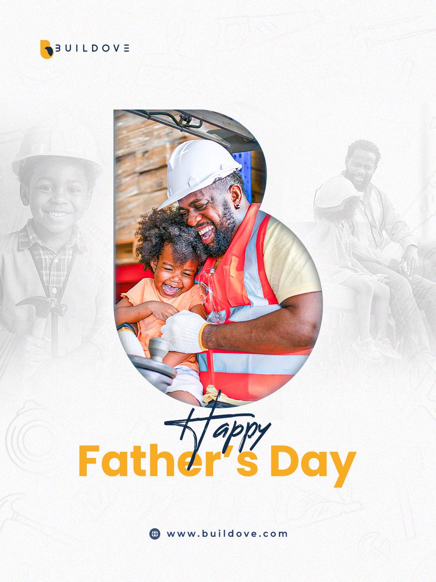BuildOveApp's tweet photo. To the Dads who build dreams, lay foundations, and raise the next generation — #HFD!
At #Buildove, we celebrate every hardworking father who balances the weight of projects and parenting with love, strength, and purpose.
Thank you for showing up—on site and at home. https://t.co/VAUla3b4am