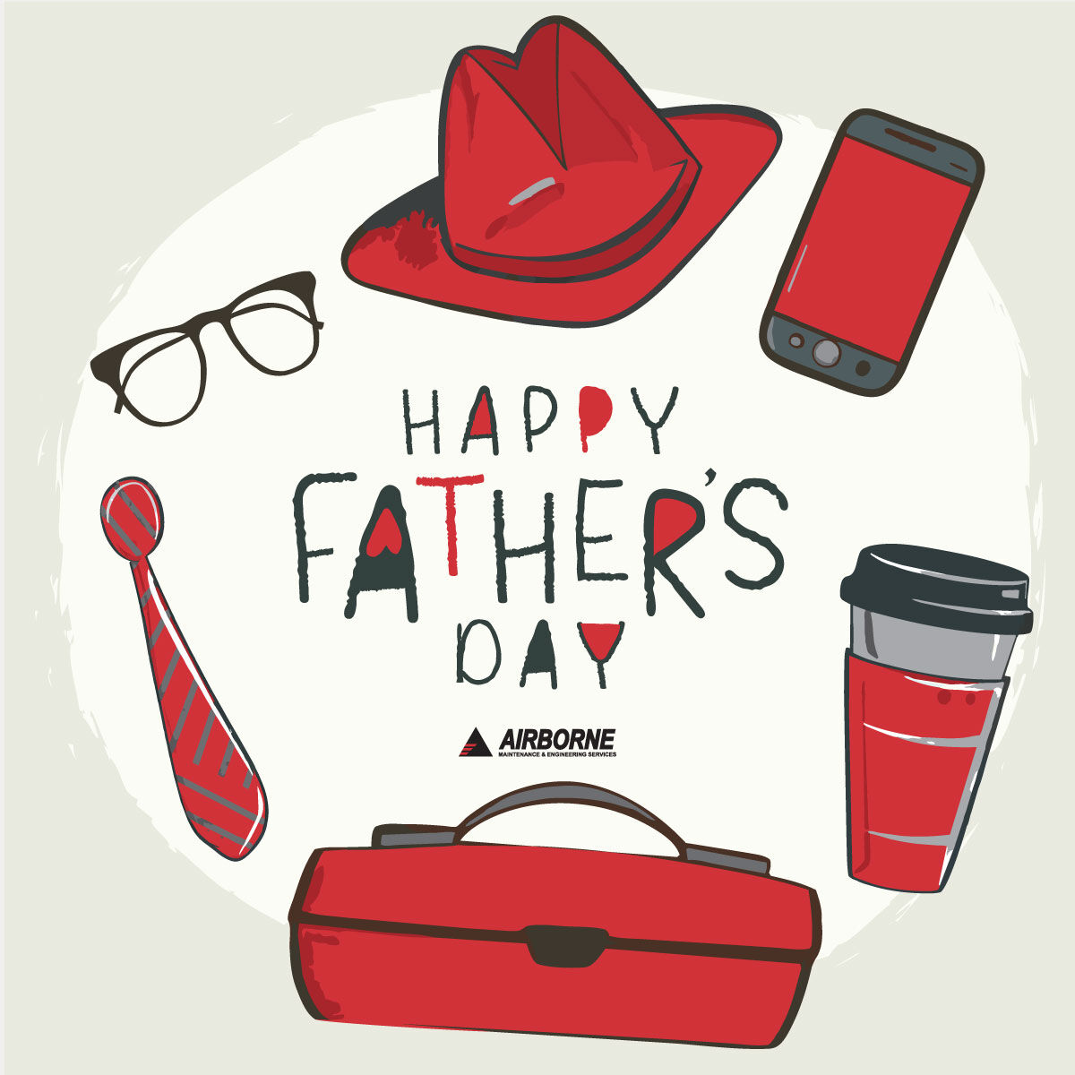 Happy Father's Day from Airborne Maintenance &amp; Engineering Services!

#fathersday