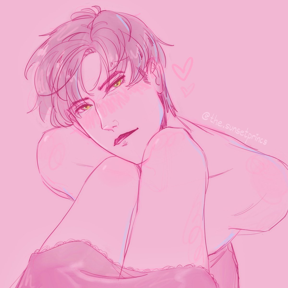 thesunsetprincs's tweet image. I can’t control what I draw after 2AM 😴#Zayne
