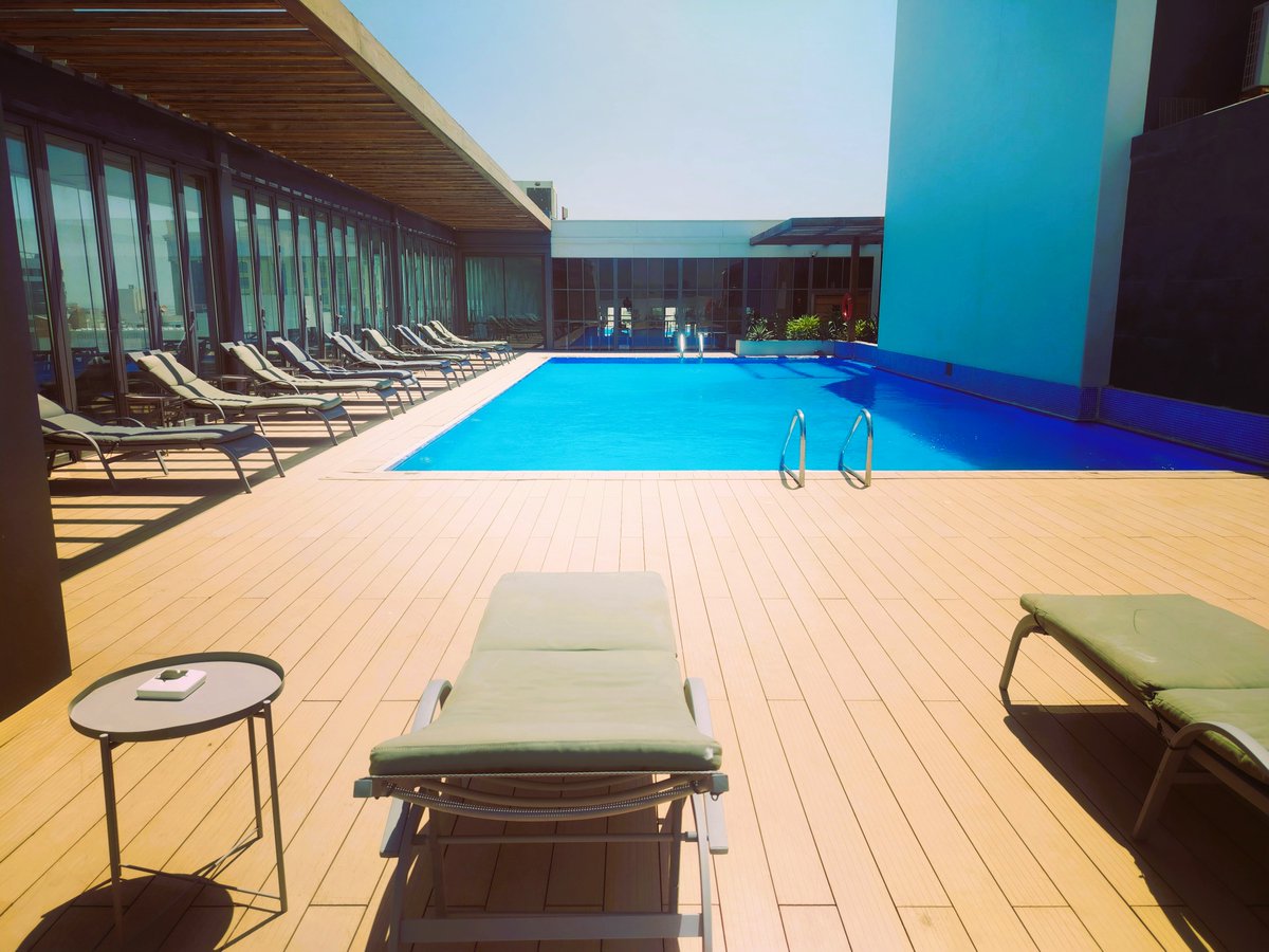 K108HotelDoha's tweet photo. 📷 Stay Cool at K108 HOTEL 📷
☀️ Soak up the sun &amp; beat the heat at our rooftop pool with stunning city views
Perfect for family fun or a relaxing escape 🏊‍♀️🌇
📶 Free Wi-Fi 👨‍👩‍👧‍👦 Family-Friendly
📅 Book Your Summer Getaway Now!
📞 +974-44333033
📱 WhatsApp: https://t.co/uGE6Qa9mbe https://t.co/6xXxlX5p9A