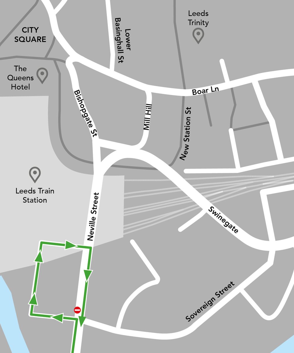 A temporary road closure on Neville Street’s northbound lane from its junction with Sovereign Street towards Bishopgate Street will begin tomorrow until Friday 26 September 🛑

Diversions are in place for drivers heading northbound along Victoria Road and Neville Street 👇