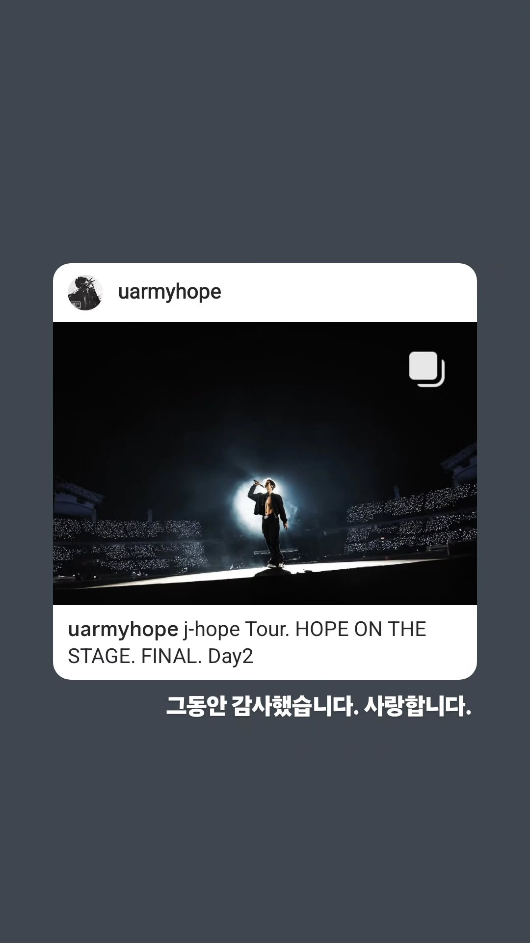 BTS J-HOPE Final World Tour Concert in Osaka & All His
