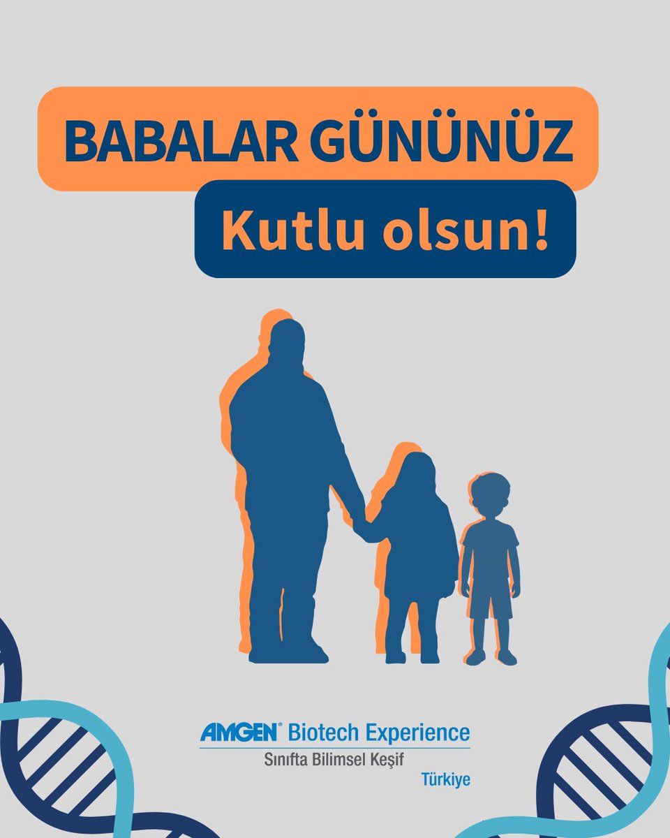 ABE Türkiye olarak; çocuklarına ilham veren, onların yanında yürüyen, bilgiye ve meraka destek olan tüm babaların Babalar Günü’nü kutluyoruz.

#BabalarGünü #kalkınmaatölyesi #amgenvakfı #EDC #biotechexperience <a href="/kalkinmatolyesi/">Kalkınma Atölyesi</a> <a href="/amgen_turkiye/">Amgen Türkiye</a> <a href="/EDCtweets/">edc.org</a> <a href="/ABEProgOffice/">Amgen Biotech Experience (ABE) Program Office</a>
