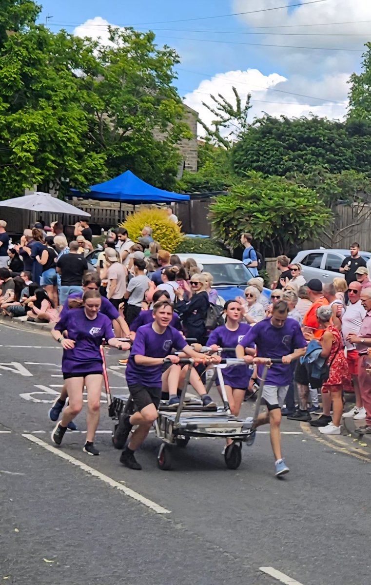 We had a fun time at Knaresborough Bed Race yesterday.