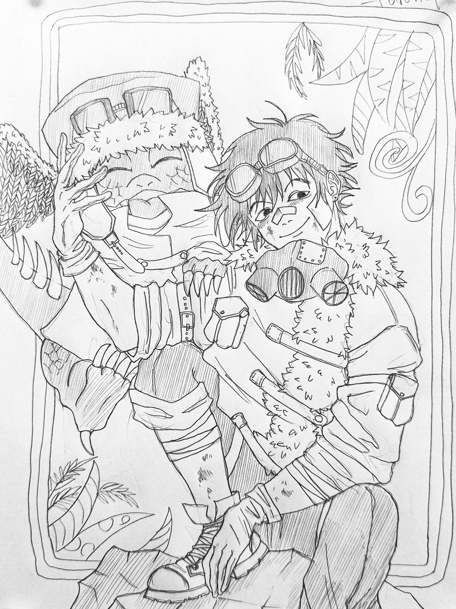 「少年と竜の冒険」
#イラスト
#イラスト好きな人と繋がりたい