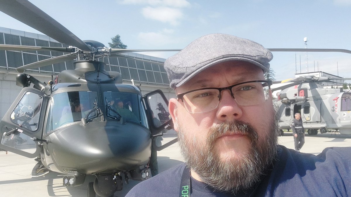 JuliuszSabak's tweet photo. Selfie between AW149 and AW101. Those are two newest helicopter types in aviation of Polish Land Forces and Navy. The celebration of 100th anniversary of @LWojskowa (Military Aviation Academy) in #Deblin
@Wojska_Ladowe @MW_RP https://t.co/CmnjfuzI25