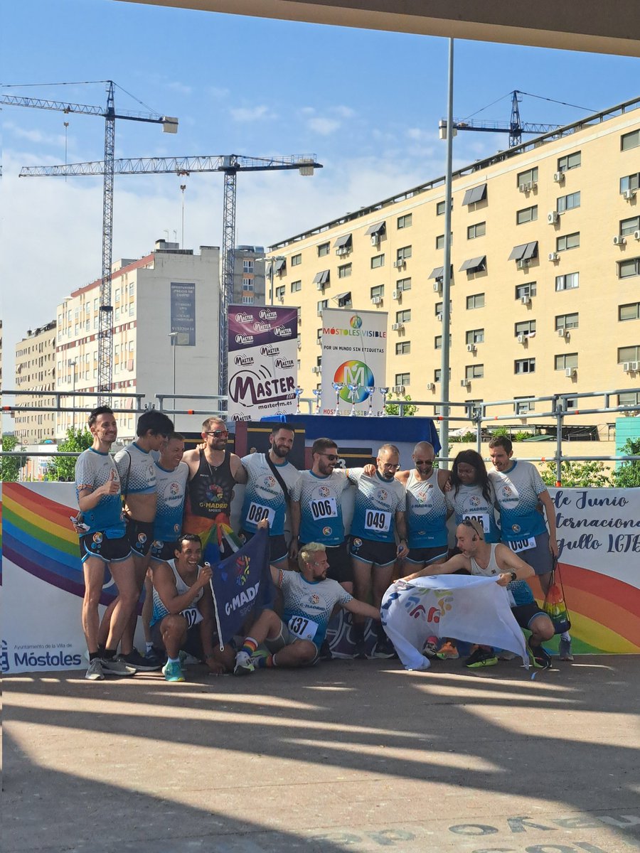 Participando en la II carrera por la #diversidad en #Móstoles organizada por <a href="/MostolesVisible/">Móstoles Visible</a> 
Siempre apoyando la #diversidad, el #respeto y la #tolerancia para que aquell@s que nos quieren ocultar, no lo consigan.
Dando visibilidad al colectivo #lgtbiq+ y contra la #lgtbifobia